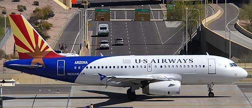 US Airways Airbus A319-132 N826AW Arizona, March 16, 2011